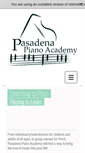 Mobile Screenshot of pasadenapianoacademy.com